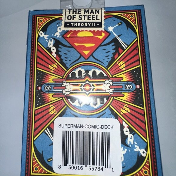 DC Comics Superman Playing Cards by Theory11 - NEW/SEALED FAST SHIPPING - Picture 2 of 2